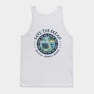 Save The Ocean Keep the Sea Plastic Free Tank Top